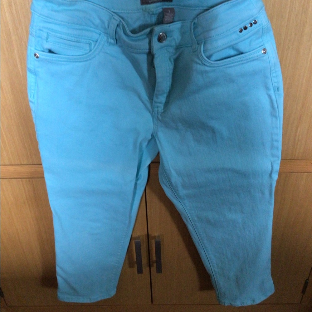 Chico's Turquoise Ankle Jeans